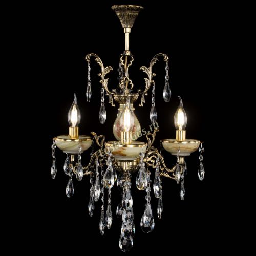 Люстра бронзовая Оникс №3/1 журавлик в Магнитогорске Гусь Хрустальный