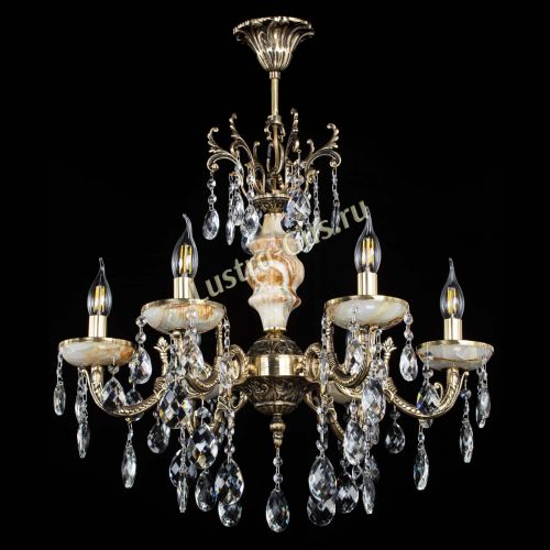Люстра бронзовая Оникс №6/1 баден в Магнитогорске Гусь Хрустальный