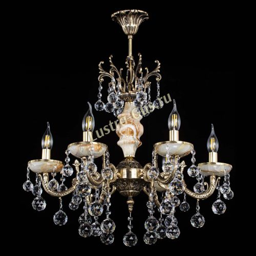 Люстра бронзовая Оникс №6/1 шар в Магнитогорске Гусь Хрустальный