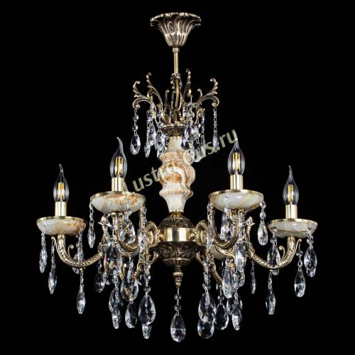 Люстра бронзовая Оникс №6/1 журавлик в Магнитогорске Гусь Хрустальный