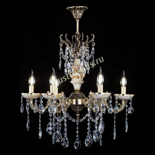 Люстра бронзовая Оникс №6/2 баден в Магнитогорске Гусь Хрустальный