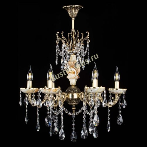 Люстра бронзовая Оникс №6/2 лучик в Магнитогорске Гусь Хрустальный