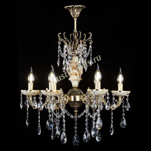 Люстра бронзовая Оникс №6/2 лучик в Магнитогорске Гусь Хрустальный