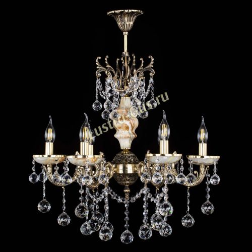 Люстра бронзовая Оникс №6/2 шар в Магнитогорске Гусь Хрустальный