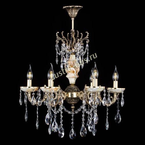 Люстра бронзовая Оникс №6/2 журавлик в Магнитогорске Гусь Хрустальный