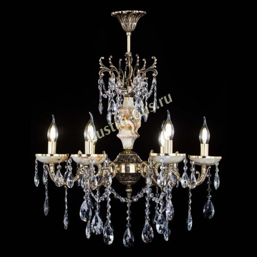 Люстра бронзовая Оникс №6/2 журавлик в Магнитогорске Гусь Хрустальный