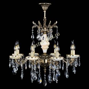 Бронзовая люстра Люстра бронзовая Оникс №8/1 лучик