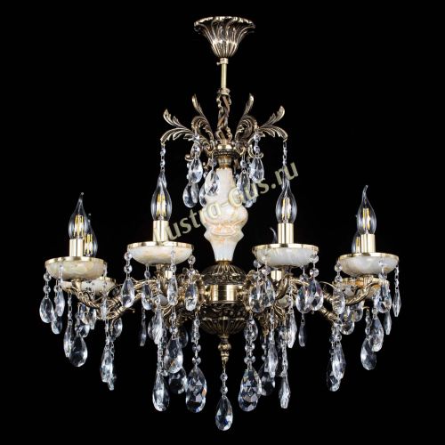 Люстра бронзовая Оникс №8/1 журавлик в Магнитогорске Гусь Хрустальный