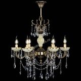 Люстра бронзовая Оникс белый №6/1 лучик в Магнитогорске