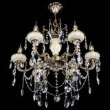 Люстра бронзовая Оникс белый №6/1 лучик в Магнитогорске