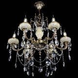 Люстра бронзовая Оникс белый №6/1 лучик в Магнитогорске