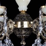 Люстра бронзовая Оникс белый №6/1 лучик в Магнитогорске