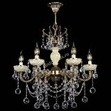 Люстра бронзовая Оникс белый №6/1 шар в Магнитогорске Люстра бронзовая Оникс белый №6/1 шар в Магнитогорске