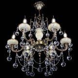 Люстра бронзовая Оникс белый №6/1 шар в Магнитогорске Люстра бронзовая Оникс белый №6/1 шар в Магнитогорске