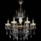 Люстра бронзовая Оникс белый №6/1 журавлик в Магнитогорске