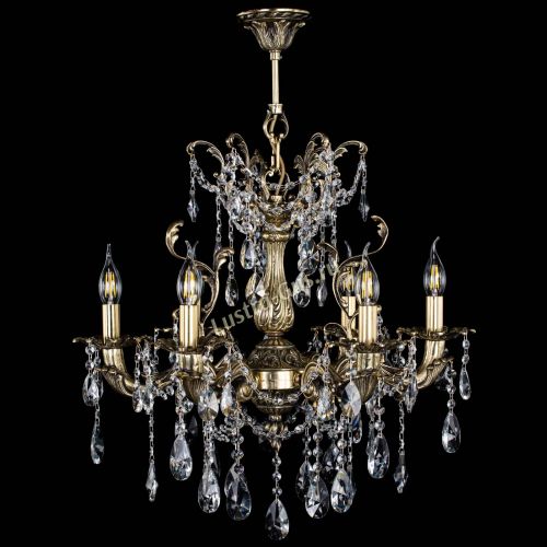 Люстра бронзовая Селена №6/2 лучик в Магнитогорске Гусь Хрустальный