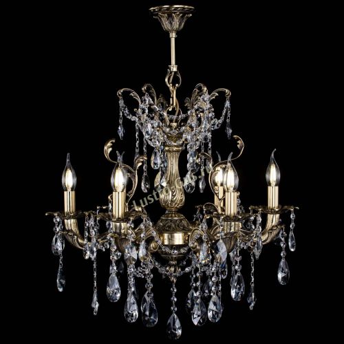 Люстра бронзовая Селена №6/2 лучик в Магнитогорске Гусь Хрустальный