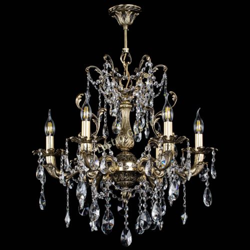 Люстра бронзовая Селена №6/2 лучик в Магнитогорске Гусь Хрустальный