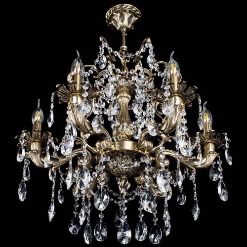 Люстра бронзовая Селена №6/2 лучик в Магнитогорске Гусь Хрустальный