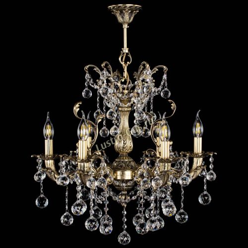 Люстра бронзовая Селена №6/2 шар в Магнитогорске Гусь Хрустальный