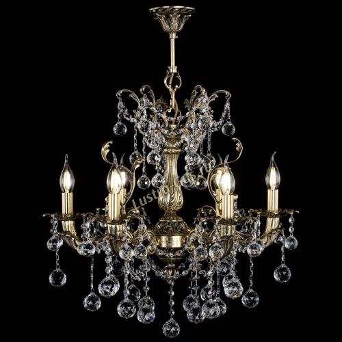 Люстра бронзовая Селена №6/2 шар в Магнитогорске Гусь Хрустальный