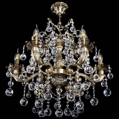 Люстра бронзовая Селена №6/2 шар в Магнитогорске Гусь Хрустальный