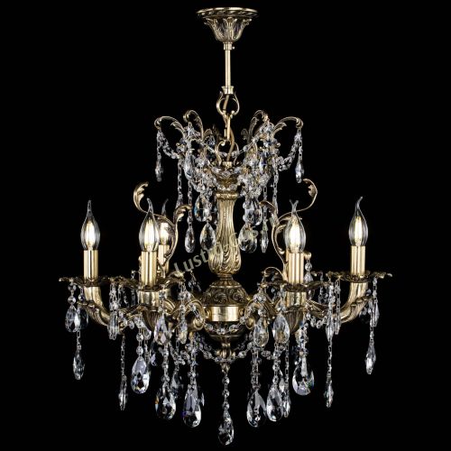 Люстра бронзовая Селена №6/2 журавлик в Магнитогорске Гусь Хрустальный