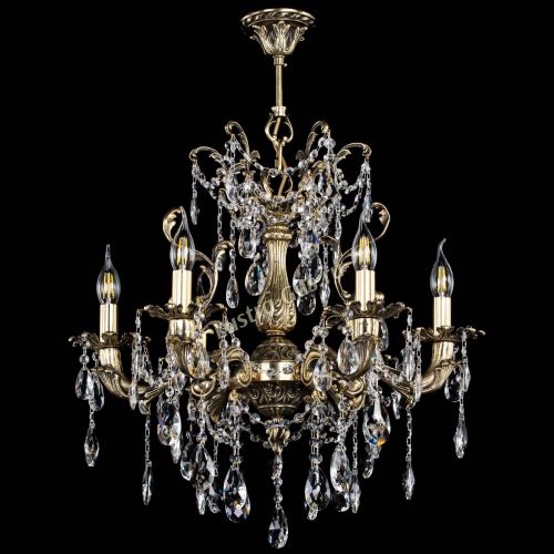 Люстра бронзовая Селена №6/2 журавлик в Магнитогорске Гусь Хрустальный