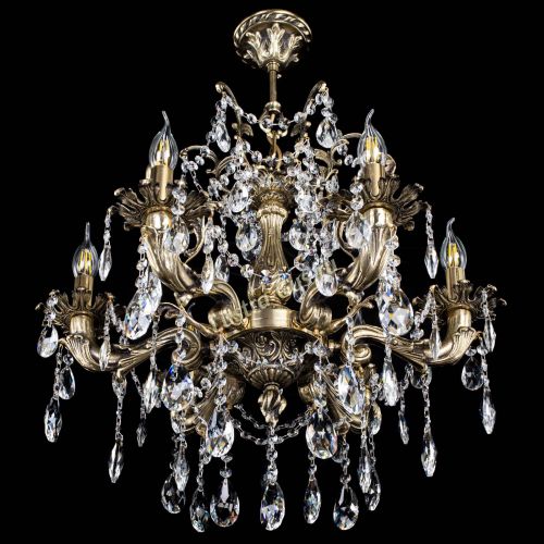 Люстра бронзовая Селена №6/2 журавлик в Магнитогорске Гусь Хрустальный