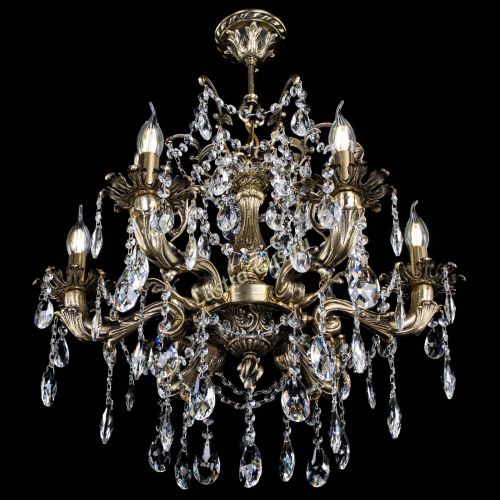 Люстра бронзовая Селена №6/2 журавлик в Магнитогорске Гусь Хрустальный