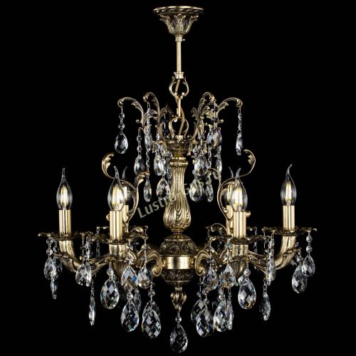 Люстра бронзовая Селена №6 баден в Магнитогорске Гусь Хрустальный