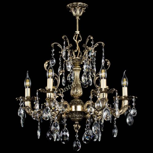 Люстра бронзовая Селена №6 баден в Магнитогорске Гусь Хрустальный