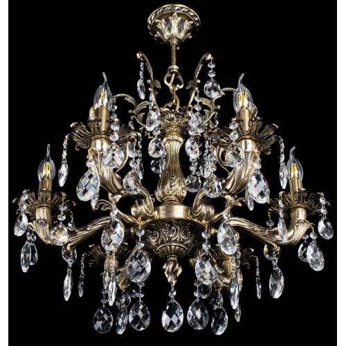 Люстра бронзовая Селена №6 баден в Магнитогорске Гусь Хрустальный