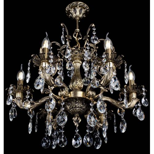 Люстра бронзовая Селена №6 баден в Магнитогорске Гусь Хрустальный