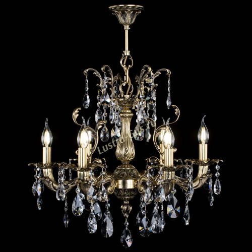 Люстра бронзовая Селена №6 лучик в Магнитогорске Гусь Хрустальный