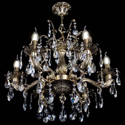 Люстра бронзовая Селена №6 лучик в Магнитогорске Гусь Хрустальный