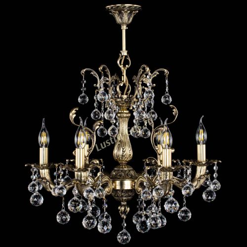 Люстра бронзовая Селена №6 шар в Магнитогорске Гусь Хрустальный