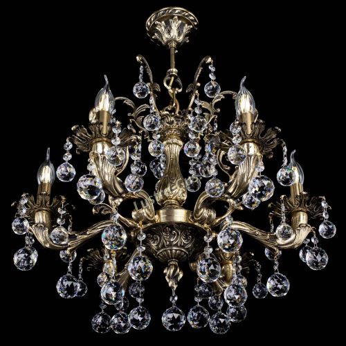 Люстра бронзовая Селена №6 шар в Магнитогорске Гусь Хрустальный