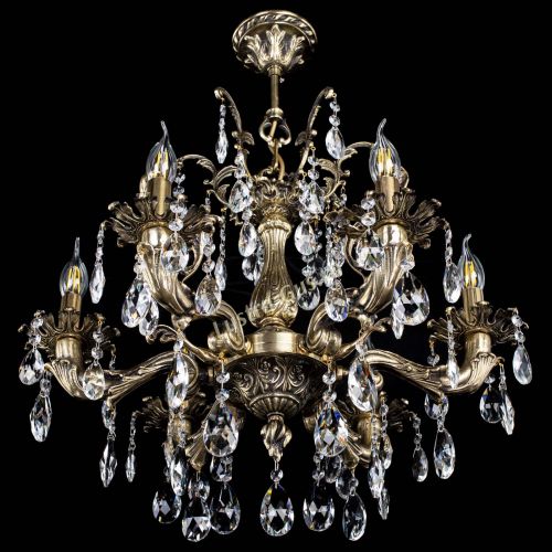 Люстра бронзовая Селена №6 журавлик в Магнитогорске Гусь Хрустальный