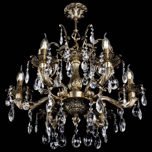 Люстра бронзовая Селена №6 журавлик в Магнитогорске Гусь Хрустальный