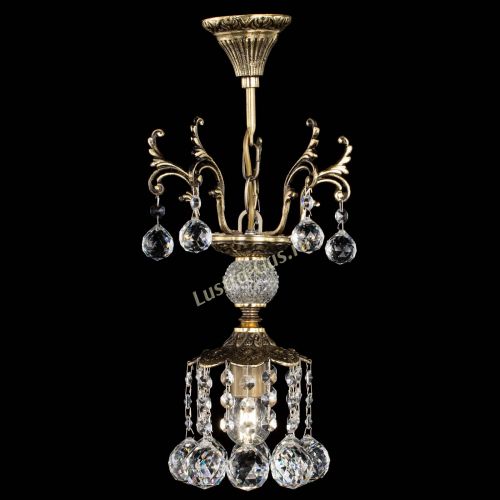 Люстра бронзовая София №1/1 шар в Магнитогорске Гусь Хрустальный