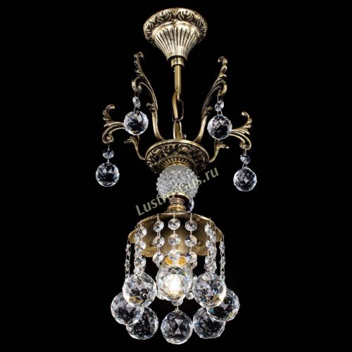 Люстра бронзовая София №1/1 шар в Магнитогорске Гусь Хрустальный