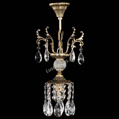 Люстра бронзовая София №1/1 журавлик в Магнитогорске Гусь Хрустальный