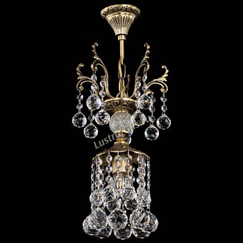 Люстра бронзовая София №1/2 шар в Магнитогорске Гусь Хрустальный