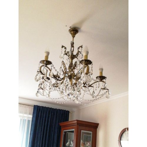 Бронзовая люстра Валери №5 баден в Магнитогорске Гусь Хрустальный