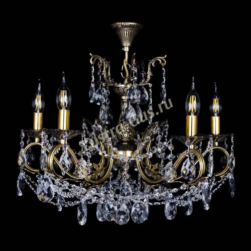 Бронзовая люстра Валери №5 баден в Магнитогорске Гусь Хрустальный
