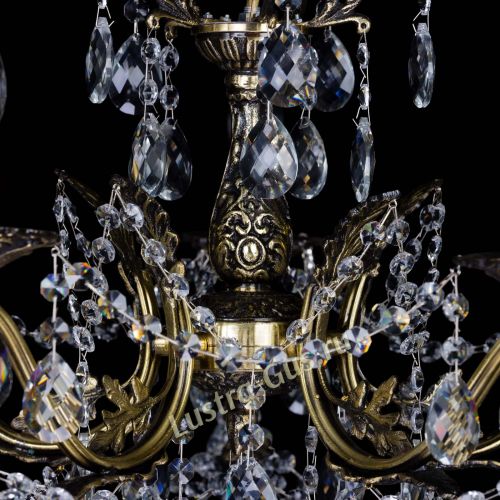 Бронзовая люстра Валери №5 баден в Магнитогорске Гусь Хрустальный