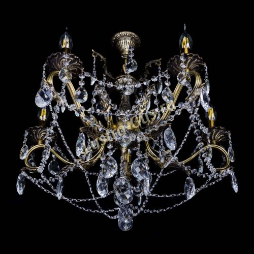 Бронзовая люстра Валери №5 баден в Магнитогорске Гусь Хрустальный