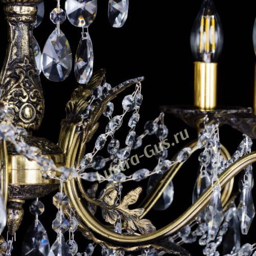 Бронзовая люстра Валери №5 лучик в Магнитогорске Гусь Хрустальный