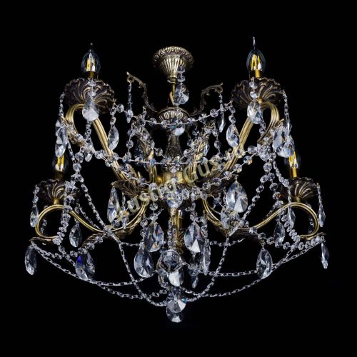 Бронзовая люстра Валери №5 лучик в Магнитогорске Гусь Хрустальный